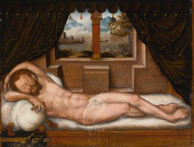 Der sterbende Marc Anthony von Lucas Cranach the Elder